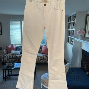 Current Elliot white jeans